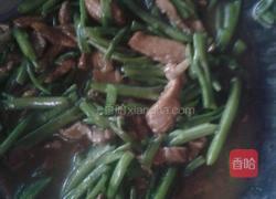 空心菜梗炒肉丝的做法图解4