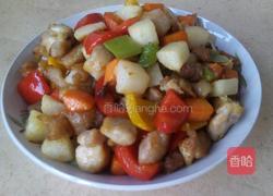 五彩山药鸡丁的做法图解13