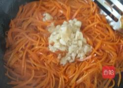 糖醋胡萝卜丝。的做法图解5