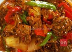 麻辣鸡胗花的做法图解7