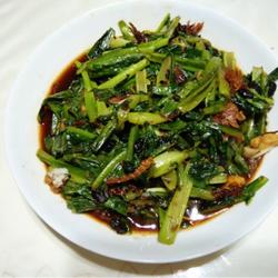 豆豉鲮鱼油麦菜的做法[图]