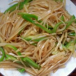 尖椒土豆丝。的做法[图]
