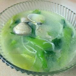 蛤蜊芥菜心汤的做法[图]