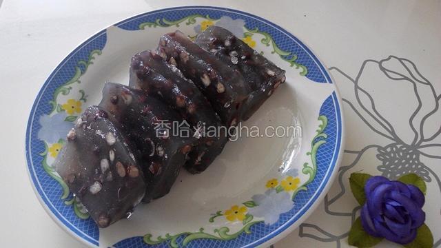 红豆马蹄糕