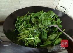 清炒菠菜的做法图解2