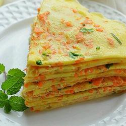 胡萝卜鸡蛋饼的做法[图]