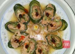 青瓜蒸肉片的做法图解5