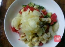 白船水果蔬菜蜂蜜沙拉的做法图解5