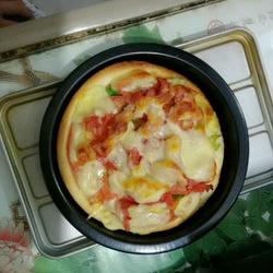 烤肠蔬菜披萨的做法[图]