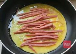 火腿奶酪鸡蛋卷的做法图解7