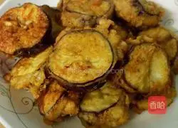 Illustration of how to make fish-flavored eggplant boxes 8