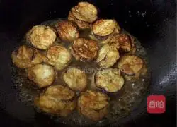 Illustration of how to make fish-flavored eggplant boxes 10