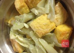 白茄子煲黄豆腐的做法图解5