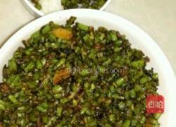 肉末橄榄菜豇豆角的做法图解3