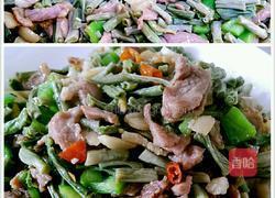 风味豇豆炒肉的做法图解4