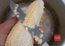 鲜榨玉米汁的做法图解2