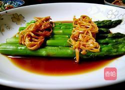 凉拌芦笋金针菇的做法图解5