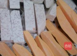 脆皮番薯芋头的做法图解2