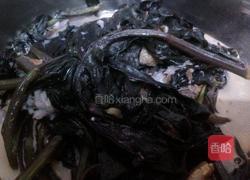 鱼汤浸紫蕨菜的做法图解6