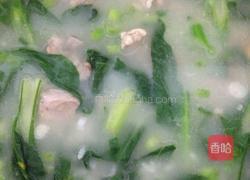 菜心排骨粥的做法图解5