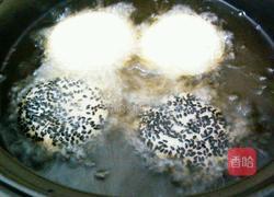 红豆馅芝麻饼的做法图解11