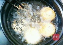 红豆馅芝麻饼的做法图解12