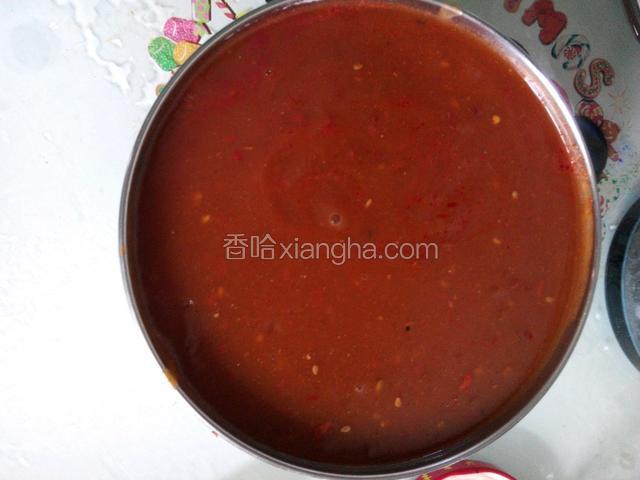 熬好酱可以少放点糖，最后放水淀粉