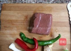 炒猪血的做法图解1