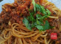 番茄牛肉酱意大利面的做法图解4