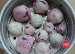 紫薯糯米团子的做法图解5