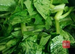 青菜瘦肉粥的做法图解2