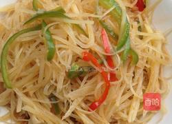 酸辣青椒土豆丝的做法图解5