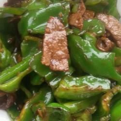 青椒牛肉片。的做法[图]