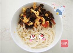 鸡蛋西红柿木耳 打卤面的做法图解5