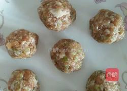 猪肉糯米丸子的做法图解4
