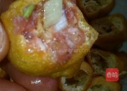 油豆腐酿肉的做法图解4