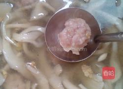 蘑菇圆子汤的做法图解3