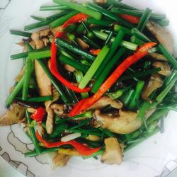 香菇韭菜苔的做法[图]