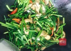 香菇韭菜苔的做法图解4