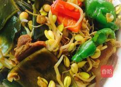 海带豆芽烧肉的做法图解7