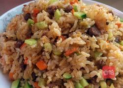 泡菜牛肉粒炒饭的做法图解6