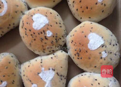黑芝麻麻薯面包的做法图解10
