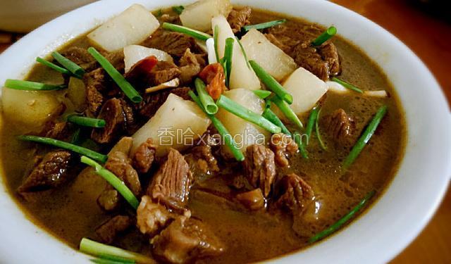 牛肉炖萝卜