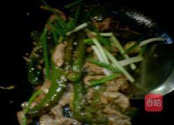 虎皮青椒炒肉丝的做法图解6