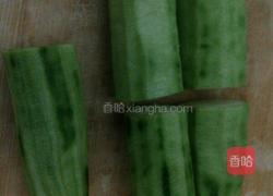金银蒜蒸丝瓜的做法图解3