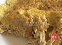 金针菇煎蛋的做法图解10