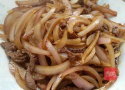肉丝洋葱。的做法图解5