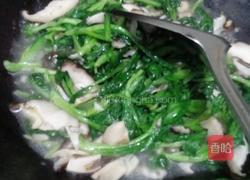 四个菜(香菇青菜.蒸茄子,娃娃菜.青椒炒八爪鱼)的做法图解3