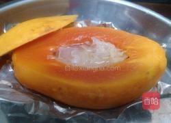 原只木瓜炖银耳百合的做法图解7