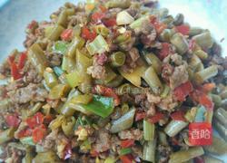 自制酸豆角炒肉末的做法图解9